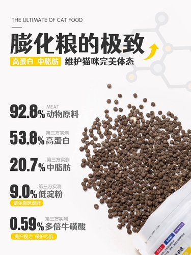 Мистер Медоу M50, полная -цена -цена кошачья еда красивая волосатая кошка котята, чтобы набрать вес с высоким содержанием белковой кошки 1,5 кг