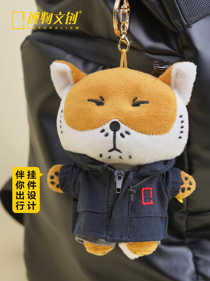 中国国家地理博物文创藏狐狐主任狐闹毛绒娃娃玩偶 无穷小亮周边