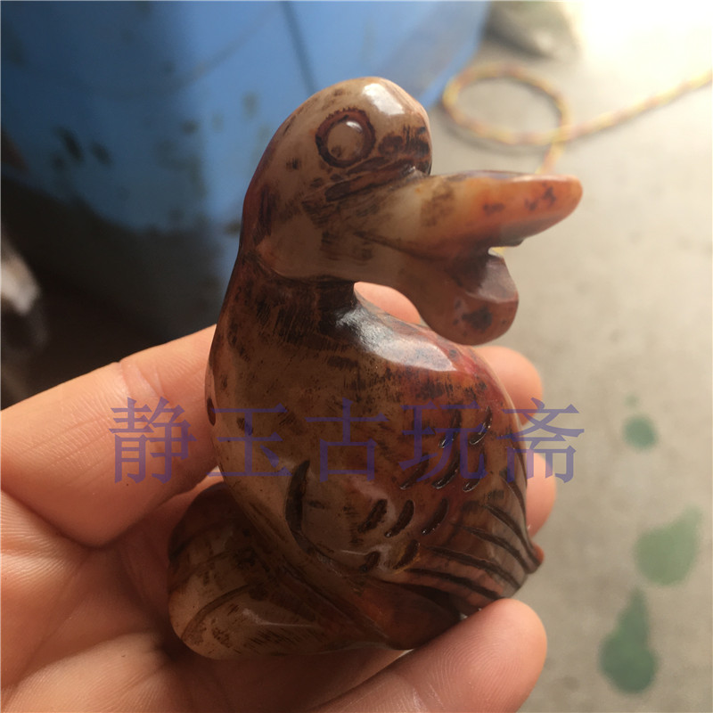 Collection imitation Western Zhou Old Xiu Yuqin color jade Jade Bird God Bird jade Jade Carving Auspicious Pendant Waist and Jade Jade-Taobao