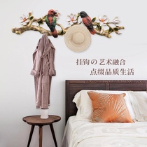 Eurostyle Wall Decoration Small Bird Hook Creative Wall-mounted Wall Genguan Wall Key Contained Into Door Hanging Clothes Hook