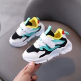 Детская весенняя модная дышащая спортивная обувь для мальчиков на платформе, коллекция 2021