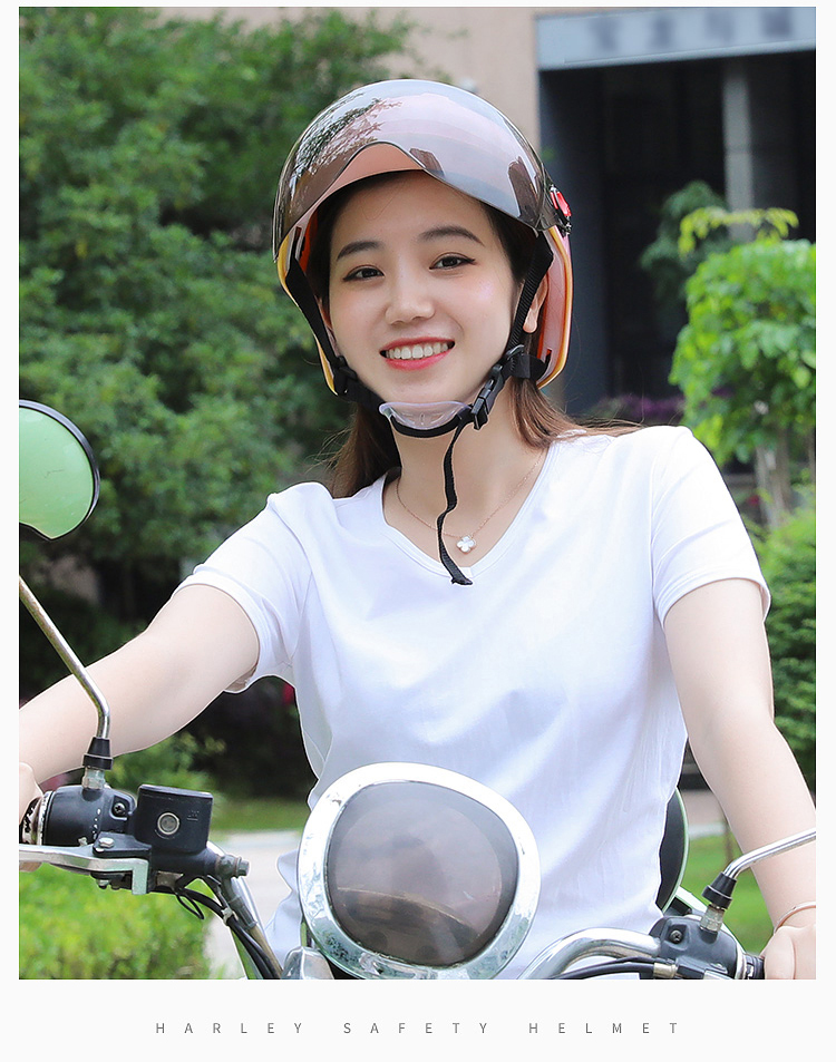 电瓶车头盔 图3