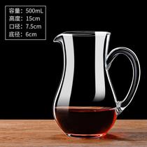Wine dispenser small high-end hotel special wine glass Commercial white wine red wine wine bottle pot Household glass luxury
