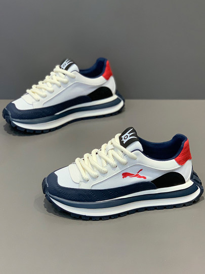 欧洲站男鞋2025新款夏季网面透气运动休闲鞋厚底增高鞋阿甘老爹鞋