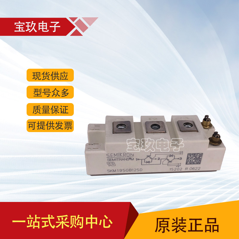 Original IGBT SKM195GB125D Power Module Frequency Converter Welder IGBT Module New Spot