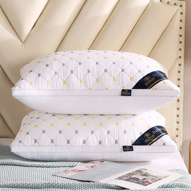 5-star hotel can wash down pillow full of stars with pillow core to help with cervical vertebrae single person sleeping without deformation