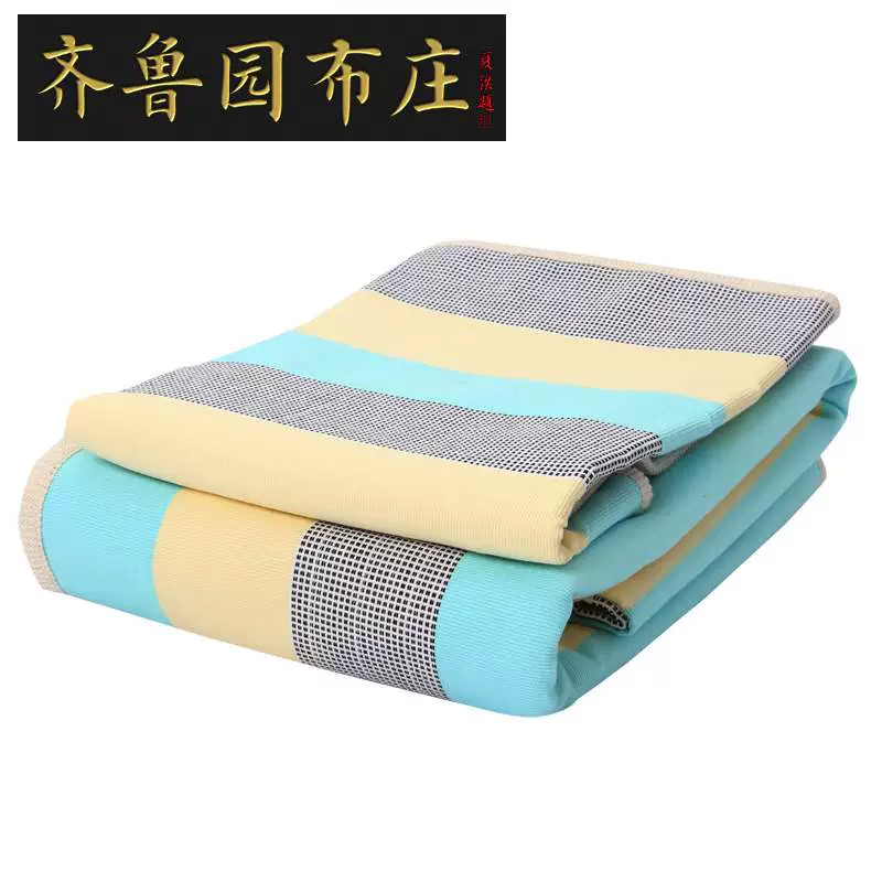 Kiểu cũ Sơn Đông làm bằng tay cực dày tất cả cotton cũ vải lanh thô một mảnh dày mã hóa vải lanh ba mảnh không dễ nhăn - Khăn trải giường