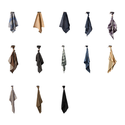 【 Versatile Tool 】RELABEL is detachable and can be freely combined with colors to decorate the handkerchief