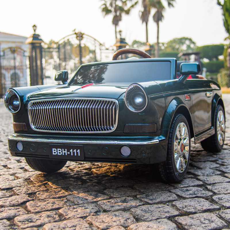 Red Flag Children's Electric Car Four Wheels Baby Toy Car Can Take Remote Control Car Children's Car