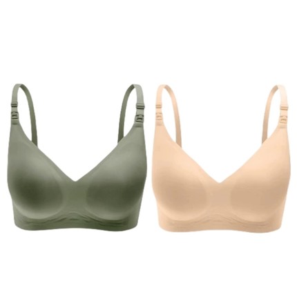 ROVO哺乳内衣孕妇文胸怀孕期产后喂奶专用舒适无痕聚拢防下垂胸罩