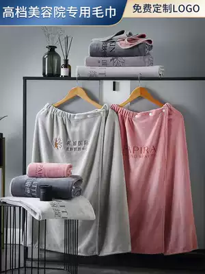 Special towel for beauty salon skin Management bag headscarf bed big bath towel thickened absorbent without hair loss custom logo