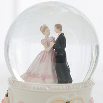 Wedding model Crystal ball music box girl birthday gift best friend Bride special friend practical creative girlfriend