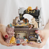 Music Box Music Box Creative Cat Decoration Home Living Room Wedding Gift Girlfriend Girl Childrens Birthday