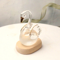 Love only for you swan storm bottle weather forecast ornaments to send girlfriend boyfriend birthday girlfriends Tanabata custom gifts