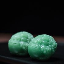 Xinjiang Hotan Jade Golden Toad Handball Handball Health and Fitness Handheld Ball Resin Hand Play Jade Plate Play Gift