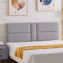 Headboard soft bag backrest plate floor headboard Single buy minimalist modern tech cloth light and luxurious new ultra-thin 1 8 m