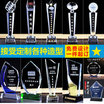 Resin trophy medal custom made creative metal thumb lettering Crystal childrens basketball five-pointed star love