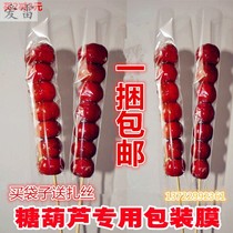 Sugar Hulu bag ICE sugar gourd plastic wrap bag selling sugar gourd special disposable transparent plastic bag