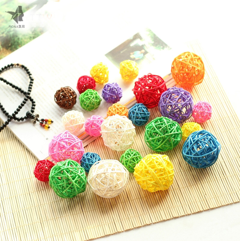 Kindergarten ceiling ceiling ceiling decoration classroom corridor decoration of ball hanging pieces of shopping mall vine ball decoration