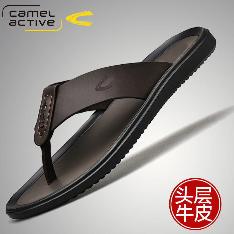 German camel dynamic 2022 summer new sandals men's trend Korean casual flip-flops sports beach shoes