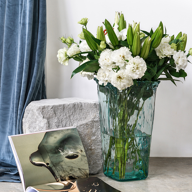 Caragle Spanish imports Home Decorative Items Swing Pieces Glass Eurovases Fugui Bamboo Flowers Inserts Pandora Series