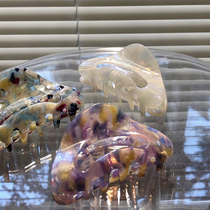 Aconiconi | afternoon Seine River Shell Mermaid HairPin Korean temperament elegant acetate grip clip