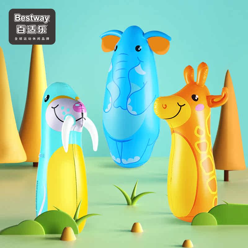 bestway inflatable tumbler baby inflatable toy large dinosaur children boxing little boy exercise puzzle