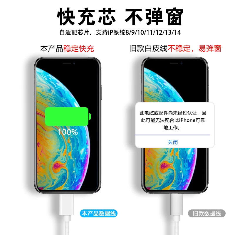 Apple, совместимый мобильный телефон, iPhone11 Pro, планшетный длинный кабель быстрой зарядки *S, 6, iphone, 7plus, 3м, 13