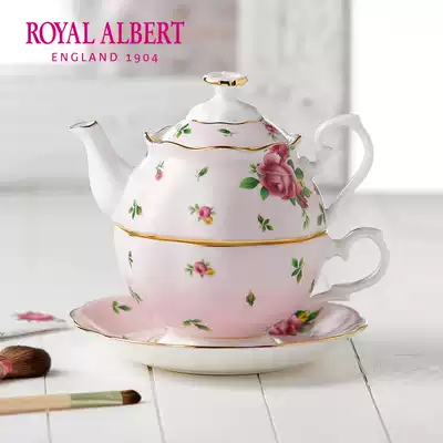 Royal Albert Royal Albert New Royal Rose bone china coffee pot Cup English tea set set