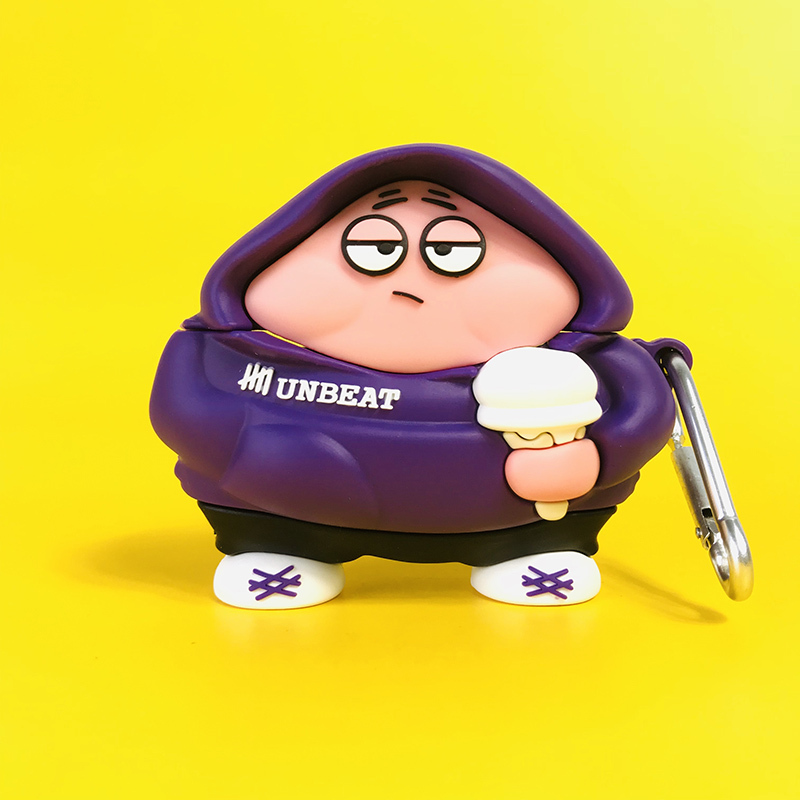 Suitable for Lenovo Lp80Pro Bluetooth Headphone Case Lenovo Thinkplus Livepods Lp80 Protective Case Lp80 Upgraded Version Pro Silicone Soft Shell Cute Cartoon Anti-Fall and Anti-Slip