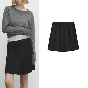 Design small skirt, high waist, A-line