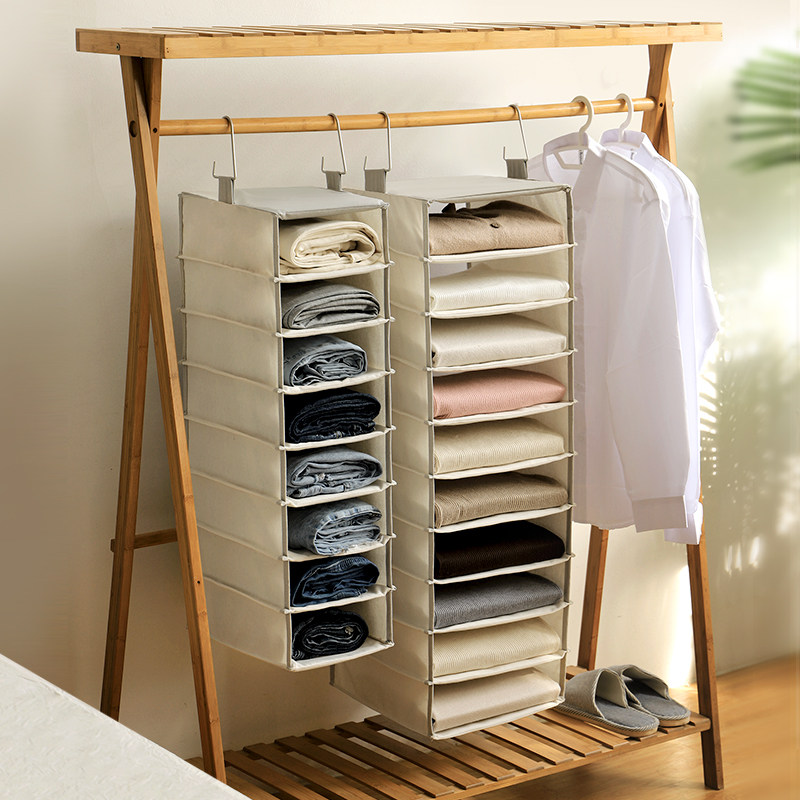 Wardrobe Suspended Cashier Bag Foldable Khmer Canvas Stratified Drawer Pants Clothing Finishing Containing Deviner-Taobao