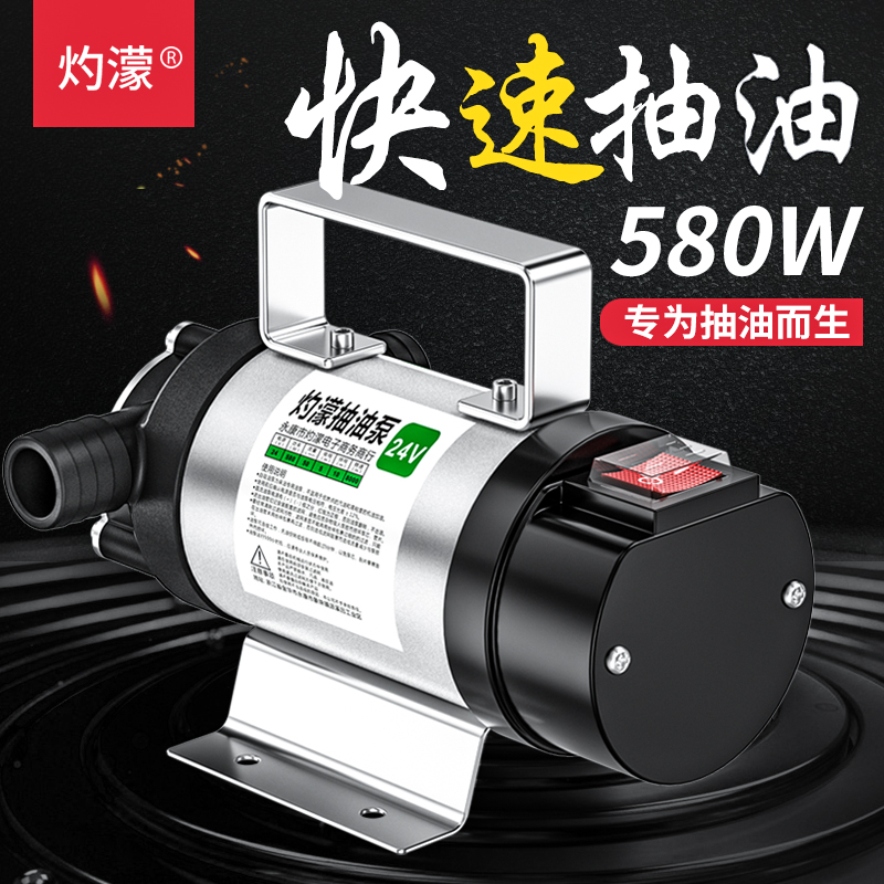Burns Oil Pumping Pump Flip-floo Electric Oil Pump 12V24V220V DC Plus Oil Pump Manual Diesel Self Suction Oil