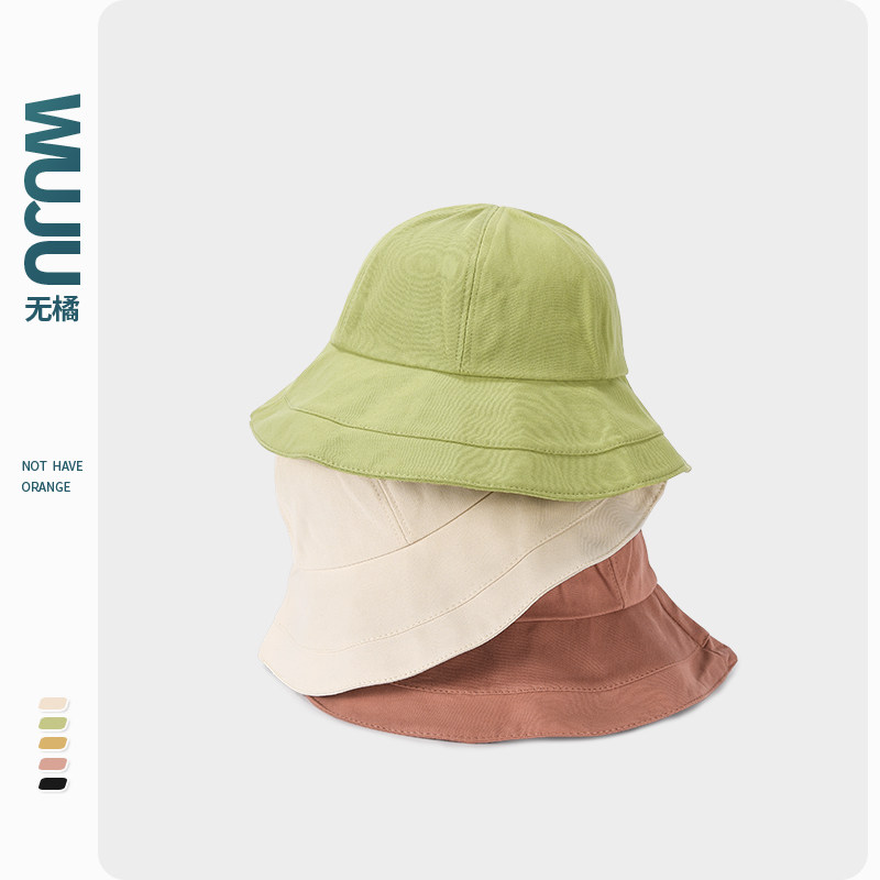 Dome Vegan Sainter Fisherman Hat Women's Summer Thin green Korean version Japanese Asphat Sunscreen Sunscreen Sun Hat-Taobao