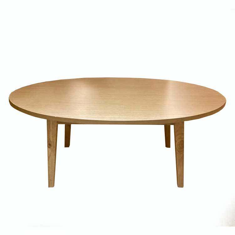 Japanese-style solid wood coffee table oak bedroom oval coffee table nursing home elderly apartment furniture nursing home furniture customization