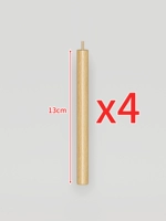 [Высота круглых деревянных ножек 13см * 4 шт.] Высота после скручивания ножек 14,5см [Размеры и готовые размеры аксессуаров]