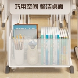 Подвесная корзина под ученическим столом, подвесная стойка для хранения, книжная полка для классной комнаты, артефакт для хранения без перфорации, корзина для хранения большой емкости