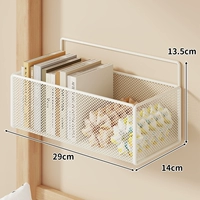 Белый, среднего размера (в комплект входит клейкий крючок + бесследные гвозди)