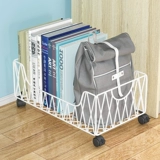 Установка школьной сумки артефакт хранения стойки Поместите ученика с помощью колесной корзины стола дома мобильная стойка шкивы, поместив коробку для хранения школьной сумки