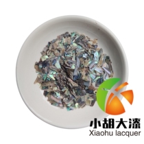 Fine shell Large lacquer Earth lacquer Lacquer art Shell fragments Shell holding plate Lacquer lacquer painting fragments