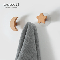 Hook strong adhesive Wall-mounted wall load-bearing suction cup Kitchen wall sticker No trace nail frame hook free punch sticky hook