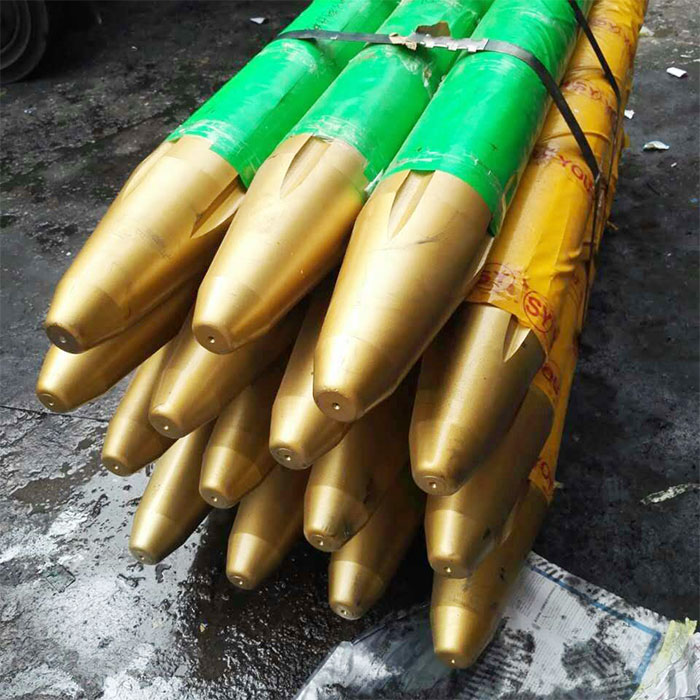 Crushing Hammer Drill Rod Ancient River Series 10G 10G 20G 30G 30G Large Digger Gun Machine Gun Head Steel Cannon Drill Tip