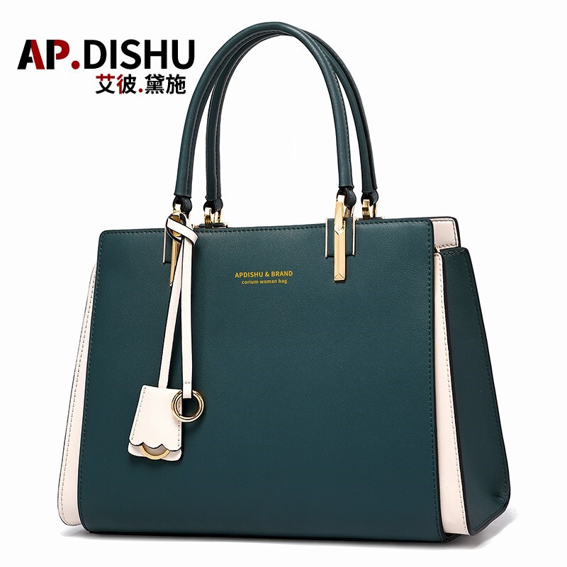 Light Luxury Brand Middle-Aged Women's Birthday Gift High-End Bag Genuine Leather Elegant Simple New Handbag for Mom