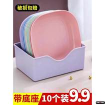 Desktop garbage bowl garbage plate household dish table living room garbage box trash can dining table coffee table peel storage