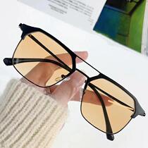 2024 Summer New Photochromic Fashion Sunglasses Internet Celebrity Anti-Blue Light Anti-UV Glasses for Men and Women