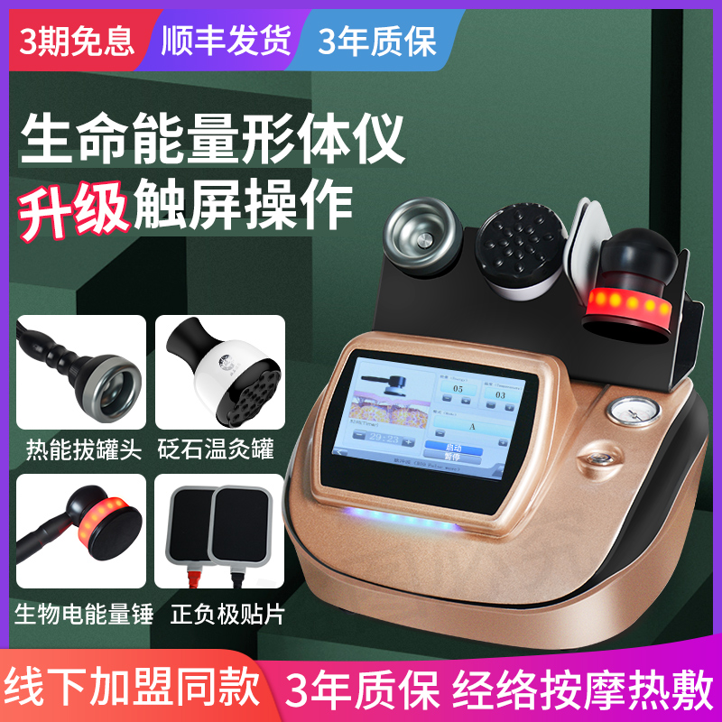 Four seasons of health instrument pushing back shoulder and neck vibration massage of life energy of the leukel acupuncture DDS bioelectricity