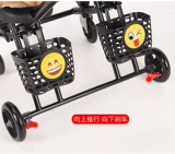 Складная детская прогулочная коляска для двоих для выхода на улицу для близнецов