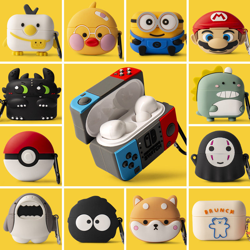 Huawei Honor pro-choice earbuds x1 headphone sleeve pro-choice Bluetooth headphone sleeve Huawei EarbudsX1 protective shell CE79 cartoon anti-fall silicone protective shell charge bin hono