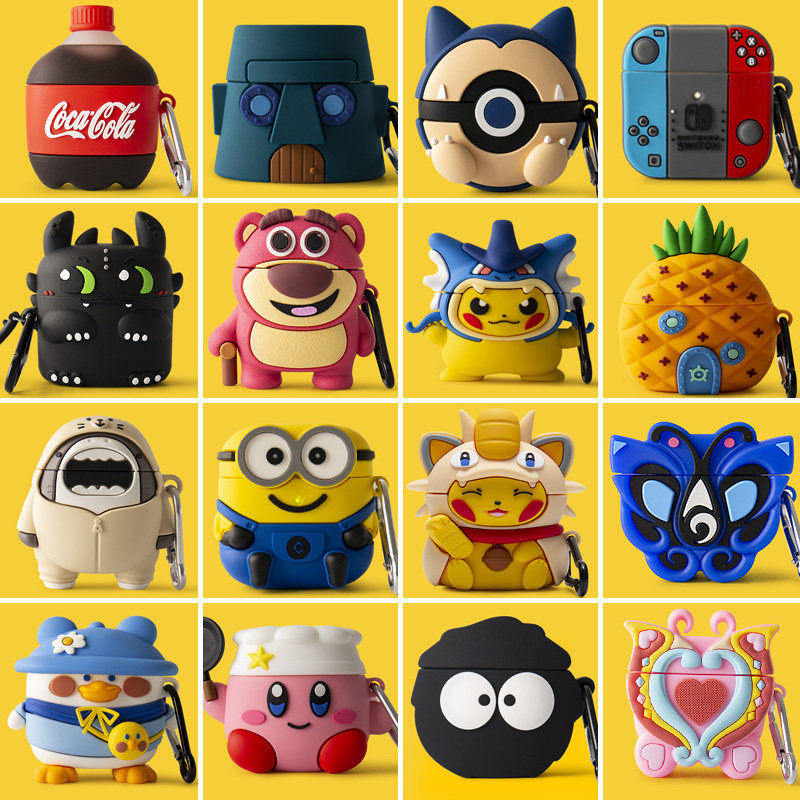 Redmi Buds3 wireless bluetooth earphone cover Redmi RedmiBuds3 protective shell silicone soft shell millet buds3 noise-cancelling earphone set millet 3 charging compartment box cute card