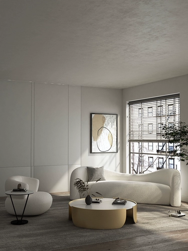 Белый изогнутый диван, популярно в интернете, наука и технология